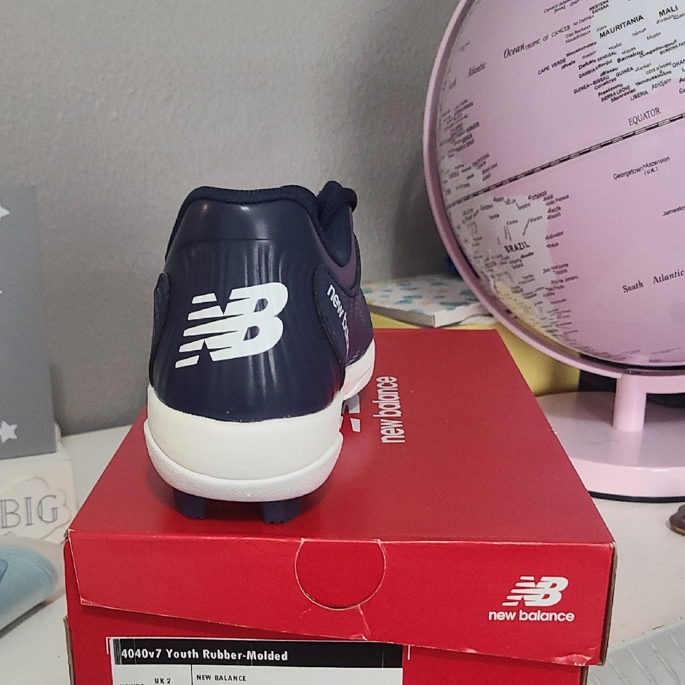 New Balance Kids Shoes - Navy and White